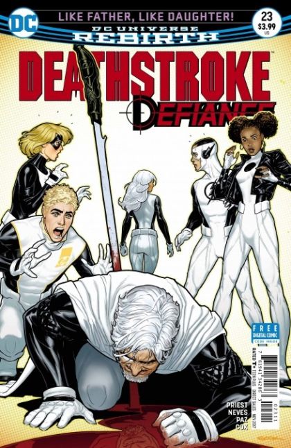 Deathstroke, Vol. 4 Defiance, Chapter Three, Like Father, Like Daughter |  Issue#23A | Year:2017 | Series: Deathstroke | Pub: DC Comics |