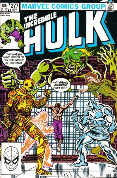 The Incredible Hulk, Vol. 1 What Friends Are For! |  Issue#277A | Year:1982 | Series: Hulk | Pub: Marvel Comics | Sal Buscema