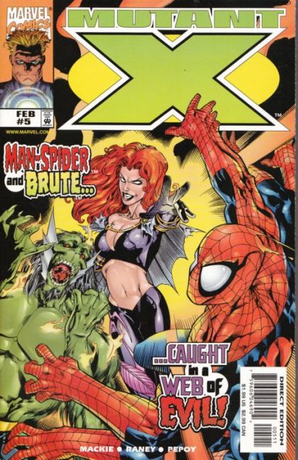 Mutant X Goblins In the Night |  Issue#5A | Year:1999 | Series: X-Men | Pub: Marvel Comics | Direct Edition