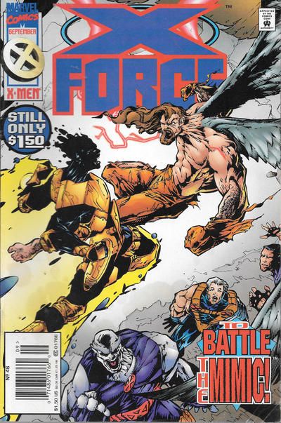 X-Force, Vol. 1 Onslaught - Behind Closed Doors |  Issue#46B | Year:1995 | Series: X-Force | Pub: Marvel Comics | Newsstand Edition