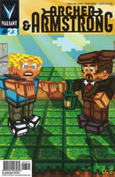 Archer & Armstrong, Vol. 2 American Wasteland, Part 4: Ourobotos |  Issue#23B | Year:2014 | Series:  | Pub: Valiant Entertainment | Donovan Santiago #ValiantCraft Variant