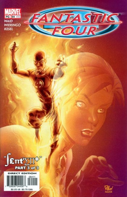 Fantastic Four, Vol. 3 Sentient, Part 3 |  Issue#64A | Year:2002 | Series: Fantastic Four | Pub: Marvel Comics | Direct Edition
