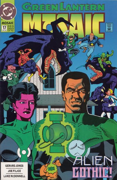 Green Lantern: Mosaic Get Used To It |  Issue#17A | Year:1993 | Series: Green Lantern | Pub: DC Comics |