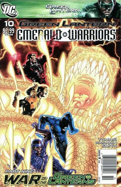 Green Lantern: Emerald Warriors War of the Green Lanterns - War of the Green Lanterns, Part Nine |  Issue#10C | Year:2011 | Series: Green Lantern | Pub: DC Comics | Newsstand Edition