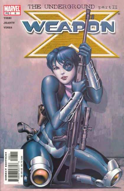 Weapon X, Vol. 2 The Underground, Part II |  Issue#8A | Year:2003 | Series: Weapon X | Pub: Marvel Comics | Direct Edition