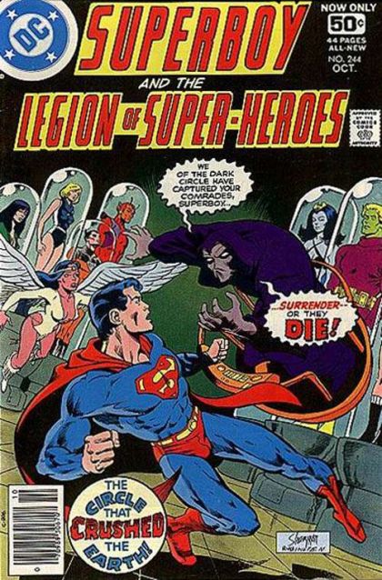 Superboy, Vol. 1 The Dark Circle That Crushed Earth |  Issue#244B | Year:1978 | Series: Superboy | Pub: DC Comics | Newsstand Edition