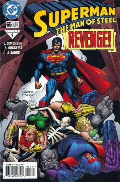 Superman: The Man of Steel Losers |  Issue#65A | Year:1997 | Series: Superman | Pub: DC Comics | Direct Edition