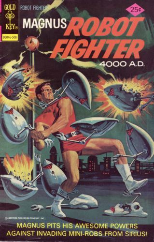 Magnus Robot Fighter 4000 A.D. (Gold Key) The Deadly Peril from Sirius |  Issue#40A | Year:1975 | Series: Magnus Robot Fighter | Pub: Western Publishing Co. |