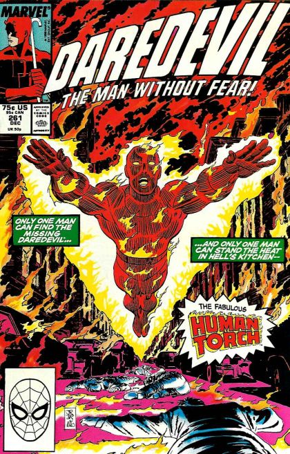 Daredevil, Vol. 1 Meltdown! |  Issue#261A | Year:1988 | Series: Daredevil | Pub: Marvel Comics | Direct Edition