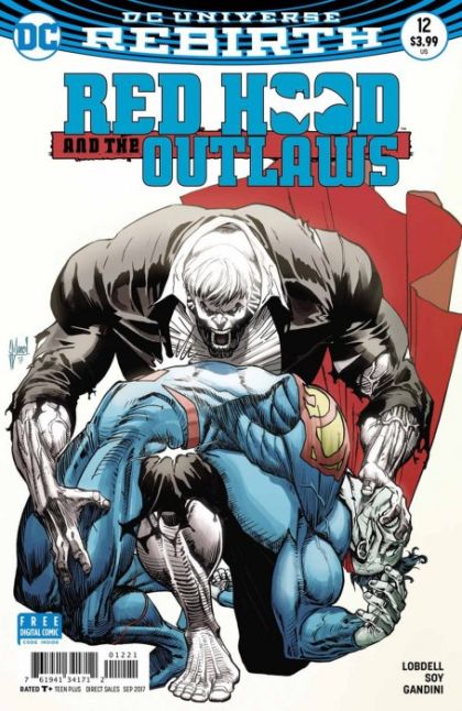 Red Hood and the Outlaws, Vol. 2 The Life of Bizarro, Part One |  Issue#12B | Year:2017 | Series:  | Pub: DC Comics | Variant Guillem March Cover: Batman #497 Homage