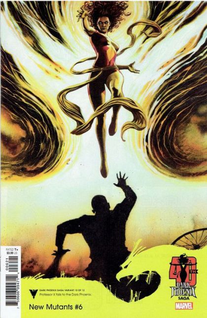 New Mutants, Vol. 4 Not As Hoped |  Issue#6B | Year:2020 | Series: New Mutants | Pub: Marvel Comics | Variant Adi Granov Dark Phoenix Saga 40th Anniversary Cover