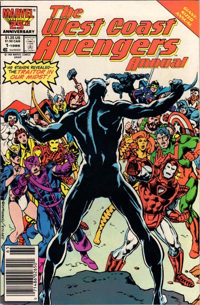 The West Coast Avengers, Vol. 2 Annual One of Our Own! |  Issue#1B | Year:1986 | Series:  | Pub: Marvel Comics |
