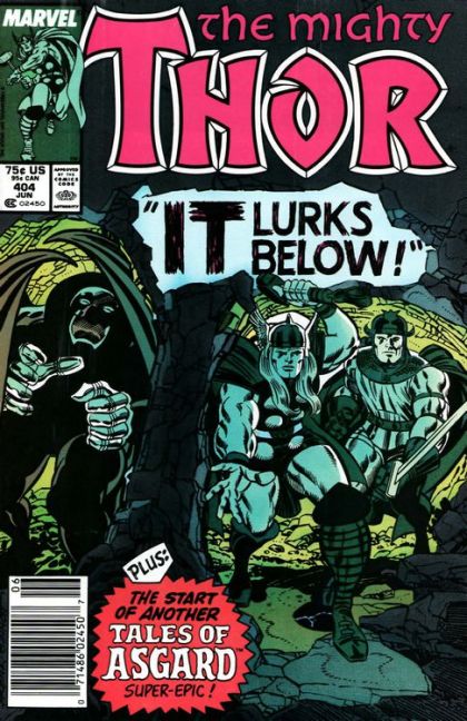 Thor, Vol. 1 Something Is Killing the Great Gods of Asgard / Ulagg the Grand Enchanter |  Issue#404B | Year:1989 | Series: Thor | Pub: Marvel Comics | Newsstand Edition