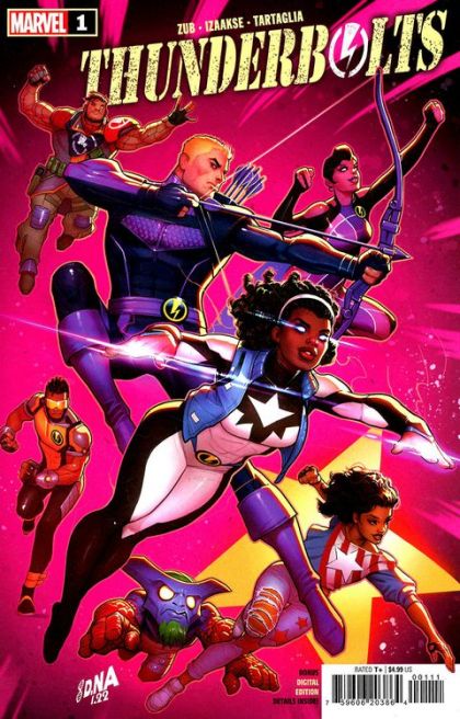 Thunderbolts, Vol. 4 New York's... Finest? |  Issue#1A | Year:2022 | Series: Thunderbolts | Pub: Marvel Comics | Regular David Nakayama Cover
