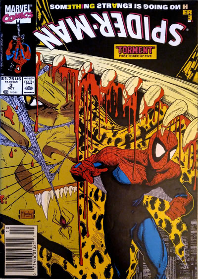 Spider-Man, Vol. 1 Torment |  Issue#3C | Year:1990 | Series: Spider-Man | Pub: Marvel Comics | Canadian Price Variant