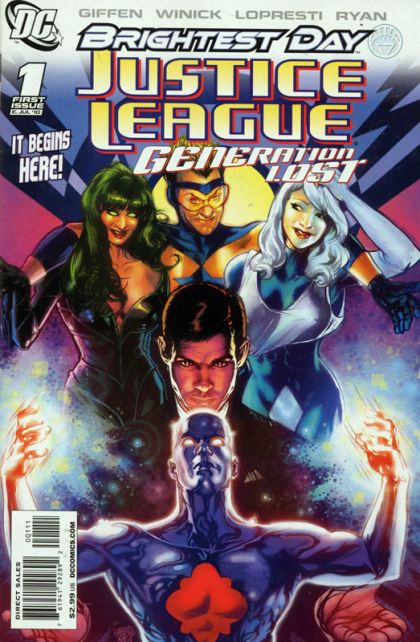 Justice League: Generation Lost Brightest Day - Generation Lost, Gone But Not Forgotten |  Issue#1A | Year:2010 | Series:  | Pub: DC Comics | Tony Harris Regular Cover
