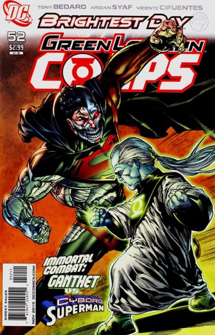 Green Lantern Corps, Vol. 1 Brightest Day - Revolt of the Alpha Lanterns, Conclusion |  Issue#52A | Year:2010 | Series: Green Lantern | Pub: DC Comics | Ardian Syaf Regular
