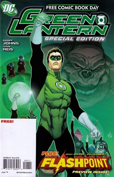 Free Comic Book Day 2011 (Green Lantern) Secret Origin, Book 2; Flashpoint: Chapter One |  Issue#1A | Year:2011 | Series: Green Lantern | Pub: DC Comics | Free Comic Book Day 2011 Edition