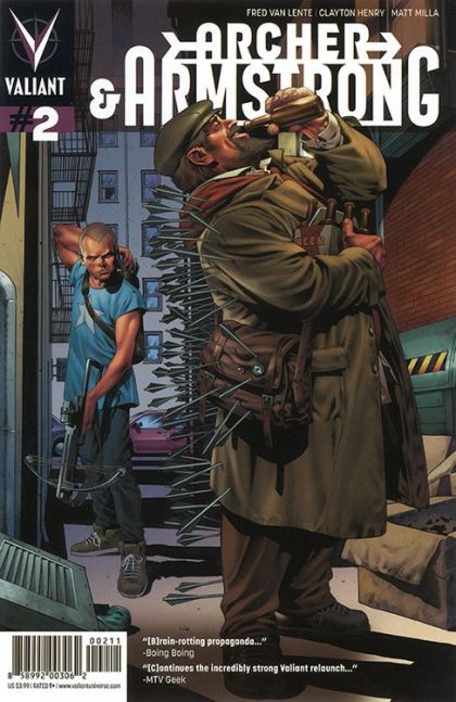 Archer & Armstrong, Vol. 2 The Michelangelo Code, Part 2 |  Issue#2A | Year:2012 | Series:  | Pub: Valiant Entertainment | Arturo Lozzi Regular