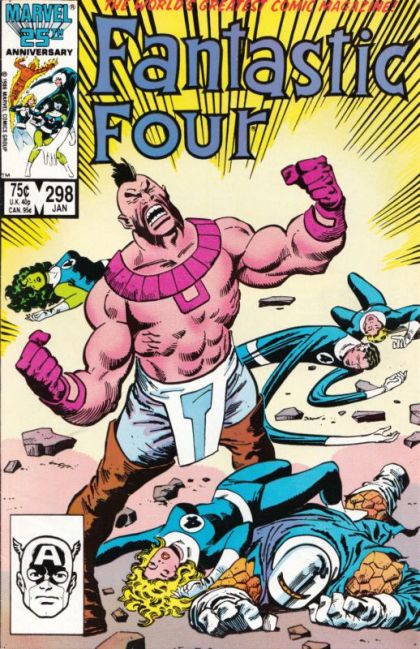 Fantastic Four, Vol. 1 Closer Than Brothers! |  Issue#298A | Year:1986 | Series: Fantastic Four | Pub: Marvel Comics | Direct Edition