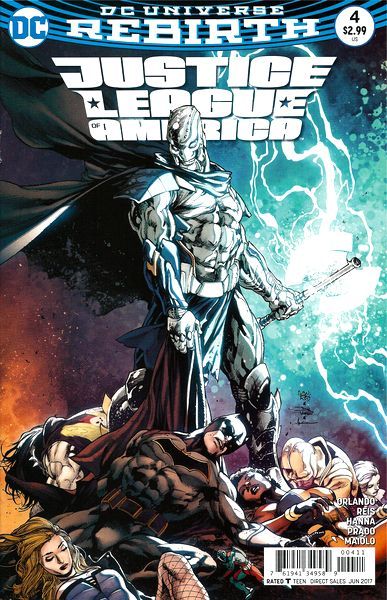 Justice League Of America, Vol. 5 The Extremists, Part 4 |  Issue#4A | Year:2017 | Series:  | Pub: DC Comics | Ivan Reis Regular Cover