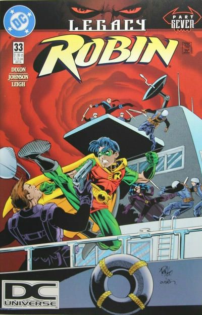 Robin, Vol. 2 Legacy - Part Seven: Riptide |  Issue#33C | Year:1996 | Series: Robin | Pub: DC Comics | DC Universe Corner Box