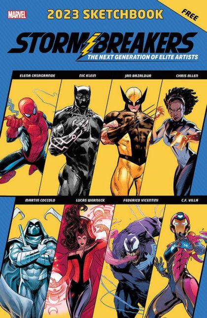 Stormbreakers Sketchbook The Next Generation Of Elite Artists |  Issue#1 | Year:2023 | Series:  | Pub: Marvel Comics | 2023 Sketchbook