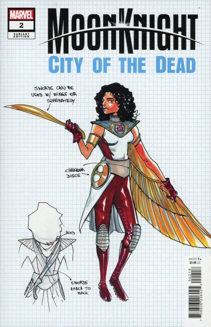 Moon Knight: City of the Dead  |  Issue#2F | Year:2023 | Series: Moon Knight | Pub: Marvel Comics | Marcelo Ferreira Incentive Design Variant (1:10)