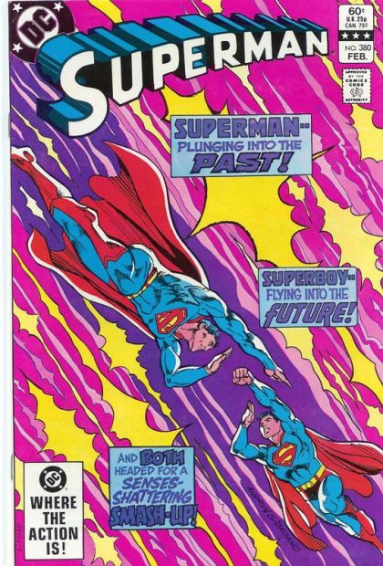 Superman, Vol. 1 A Mind-Switch In Time |  Issue#380A | Year:1982 | Series: Superman | Pub: DC Comics | Direct Edition