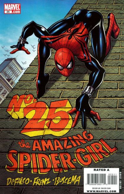 The Amazing Spider-Girl Maybreak! |  Issue#25A | Year:2008 | Series: Spider-Girl | Pub: Marvel Comics | Regular Ron Frenz Cover