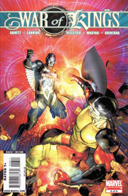 War of Kings War of Kings  |  Issue#6A | Year:2009 | Series:  | Pub: Marvel Comics | Brandon Peterson Regular Cover