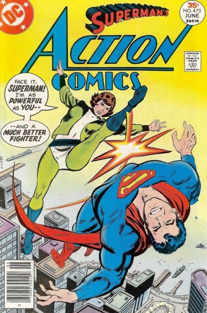 Action Comics, Vol. 1 The Phantom Touch Of Death! / If I'm Over Here...What Am I Doing Over There? |  Issue#472 | Year:1977 | Series:  | Pub: DC Comics |
