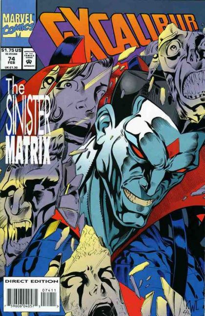 Excalibur, Vol. 1 In The Name of Love |  Issue#74A | Year:1993 | Series: Excalibur | Pub: Marvel Comics |