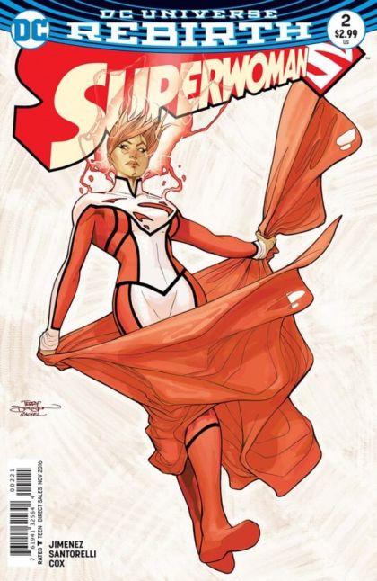 Superwoman, Vol. 1 Who Killed Superwoman?, Part 2: What Comes Next? |  Issue#2B | Year:2016 | Series:  | Pub: DC Comics | Terry Dodson & Rachel Dodson Variant Cover