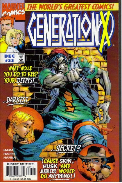 Generation X, Vol. 1 Thieves In The Night |  Issue#33A | Year:1997 | Series: Generation X | Pub: Marvel Comics | Direct Edition