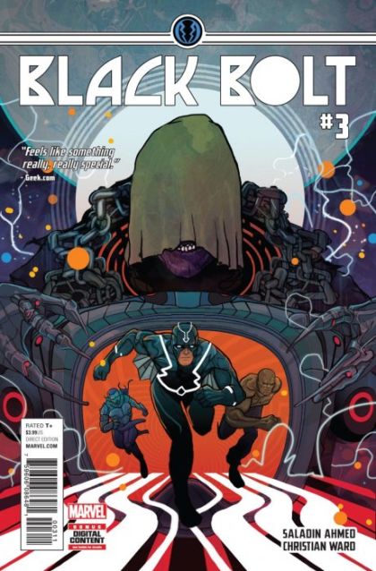Black Bolt  |  Issue#3A | Year:2017 | Series:  | Pub: Marvel Comics | Regular Christian Ward Cover