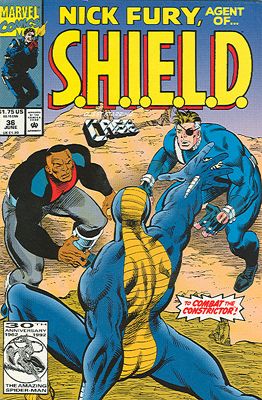 Nick Fury Agent of Shield, Vol. 4 The Snake Who Came In From The Cold |  Issue#36 | Year:1992 | Series: Nick Fury - Agent of S.H.I.E.L.D. | Pub: Marvel Comics |