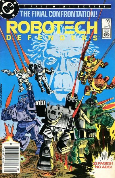 Robotech Defenders The Gathering |  Issue#2B | Year:1985 | Series: Robotech | Pub: DC Comics | Newsstand Edition