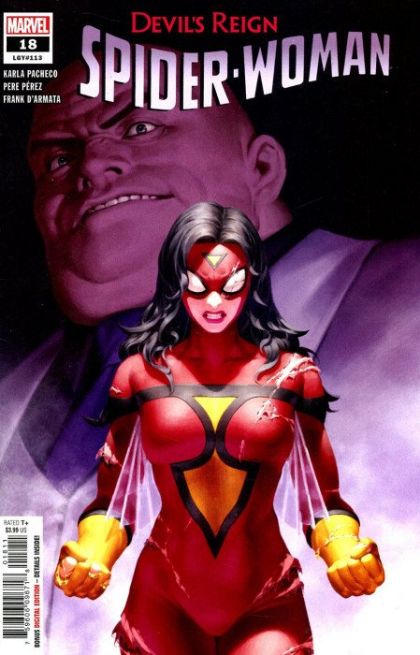 Spider-Woman, Vol. 7 Devil's Reign - The Devil Is in the Details |  Issue#18A | Year:2022 | Series:  | Pub: Marvel Comics | Regular Junggeun Yoon Cover