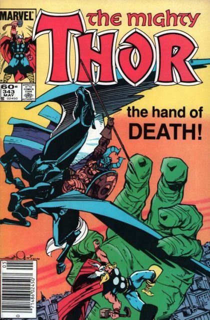 Thor, Vol. 1 If I Should Die Before I Wake...! |  Issue#343B | Year:1984 | Series: Thor | Pub: Marvel Comics | Newsstand Edition