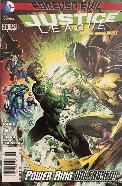 Justice League, Vol. 1 Forever Evil - Forever Numb |  Issue#26E | Year:2013 | Series: Justice League | Pub: DC Comics | Newsstand Edition