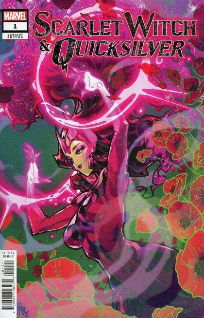 Scarlet Witch & Quicksilver  |  Issue#1B | Year:2024 | Series:  | Pub: Marvel Comics | Rose Besch Variant