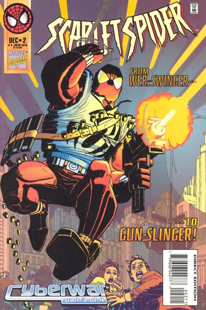 Scarlet Spider, Vol. 1 Cyberwar - Part 3: Along Came a Virtual Spider |  Issue#2A | Year:1995 | Series: Spider-Man | Pub: Marvel Comics |