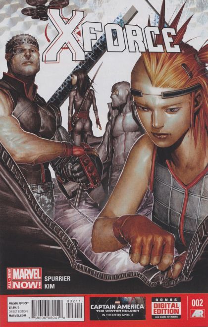 X-Force, Vol. 4 The Ends |  Issue#2A | Year:2014 | Series: X-Force | Pub: Marvel Comics | Regular Rock-He Kim Cover