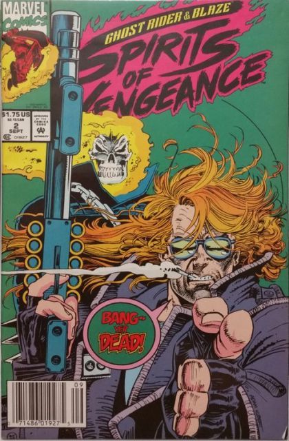 Ghost Rider / Blaze: Spirits of Vengeance Steel Vengeance |  Issue#2B | Year:1992 | Series:  | Pub: Marvel Comics | Newsstand Edition