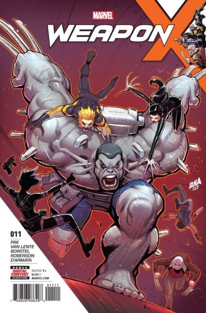 Weapon X, Vol. 3 The Hunt for Weapon H, Part Five |  Issue#11A | Year:2017 | Series:  | Pub: Marvel Comics | Regular David Nakayama Cover