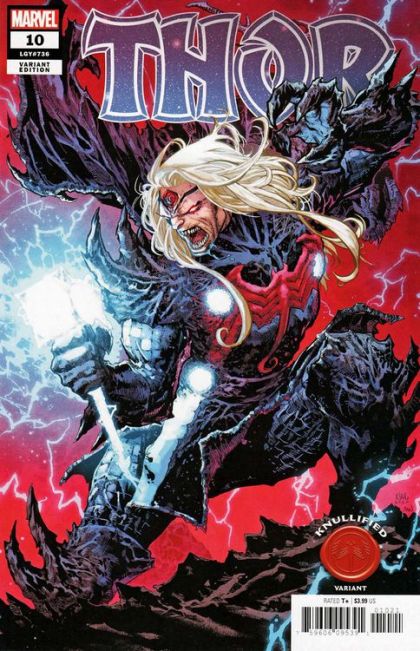 Thor, Vol. 6 Prey, Part Two Of Six |  Issue#10B | Year:2020 | Series:  | Pub: Marvel Comics | Ken Lashley Knullified Cover