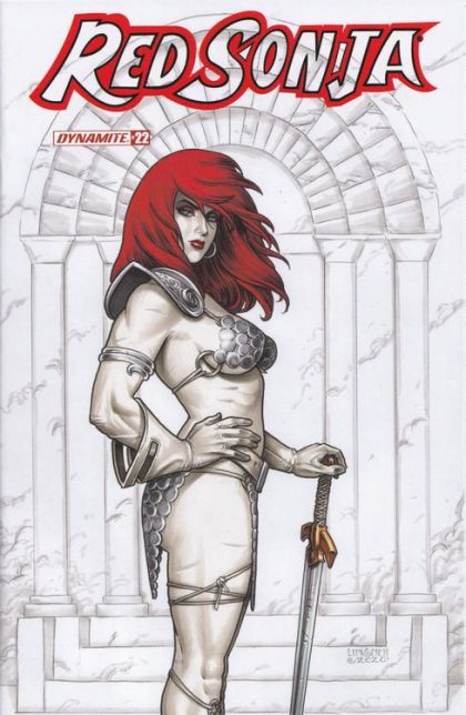 Red Sonja, Vol. 5 (Dynamite Entertainment) Angel of Death Part 2 |  Issue#22B | Year:2020 | Series: Red Sonja | Pub: Dynamite Entertainment | Joseph Michael Linsner Cover