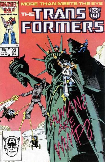 Transformers (Marvel) Decepticon Graffiti! |  Issue#23A | Year:1986 | Series: Transformers | Pub: Marvel Comics | Direct Edition