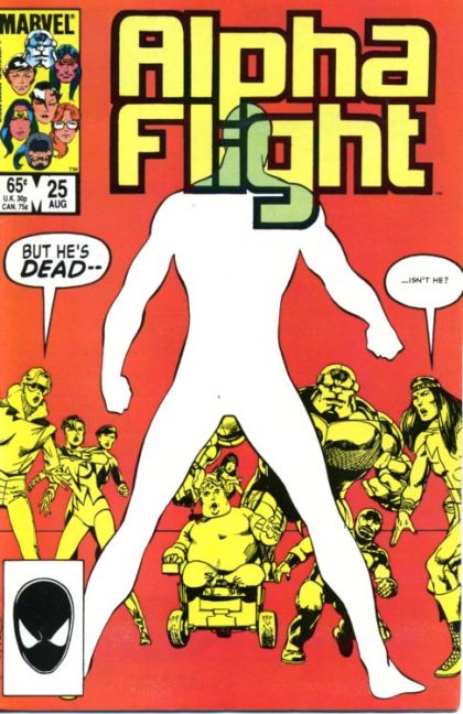 Alpha Flight, Vol. 1 ...And graves give up their dead... / Up from Lazarus' box |  Issue#25A | Year:1985 | Series: Alpha Flight | Pub: Marvel Comics |